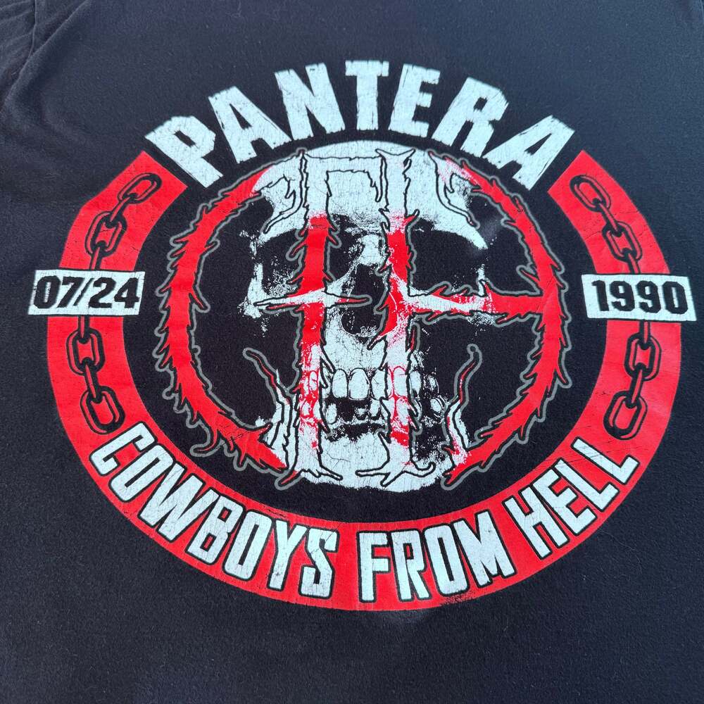 PANTERA COWBOYS FROM HELL T-Shirt XL 7-24-1990 DIMEBAG DARRELL VINNIE PAUL RIP - Picture 4 of 7